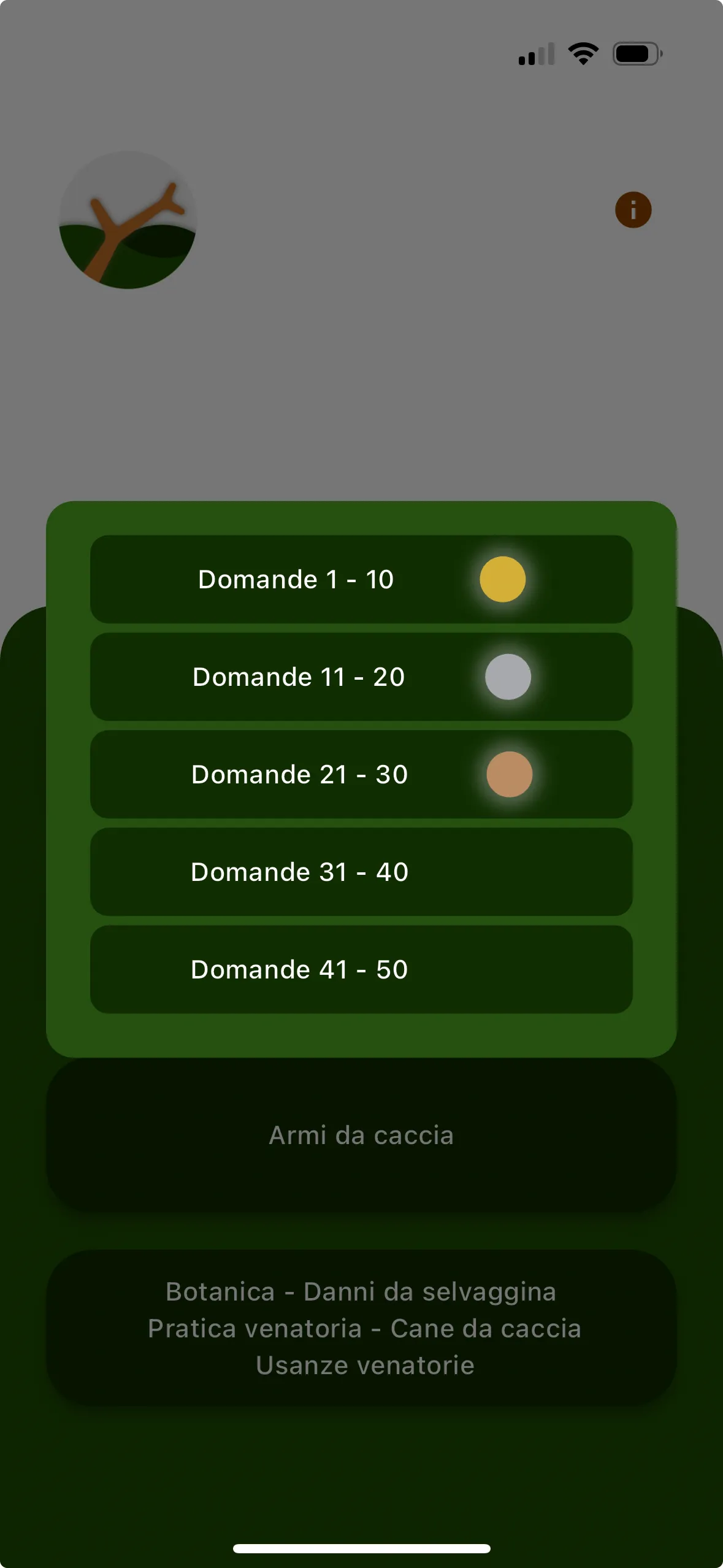 Blocchi di domande