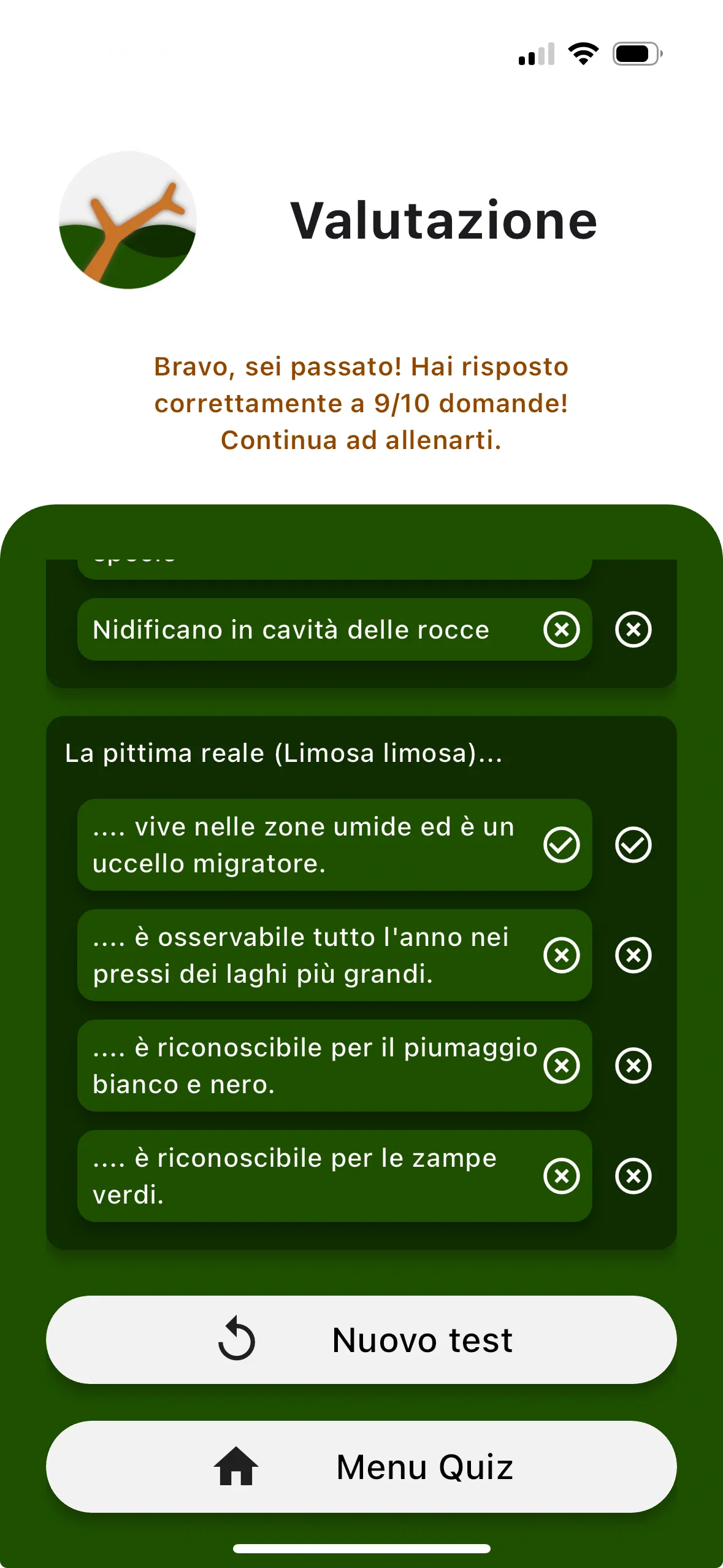 Valutazione: test